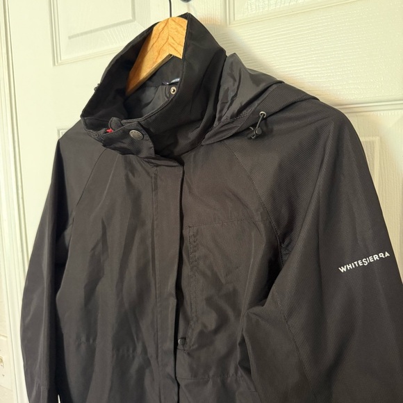 White Sierra Black Windbreaker Cold Weather Sports Womens Medium - Picture 3 of 7